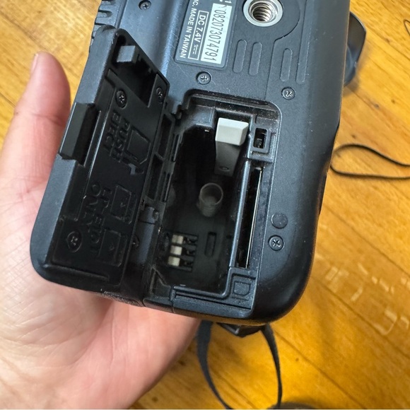 Cannon T5 Rebel DSLR with 55mm Fixed Lens, Accessories, Case, Batteries - Picture 10 of 13